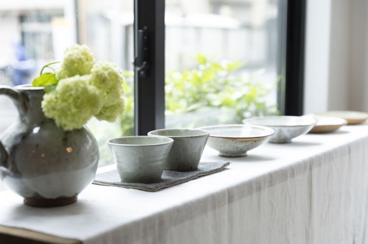 一カ所にたくさん商品を置くと豊村さん曰く「目がすべる」ため余裕ある配置に。