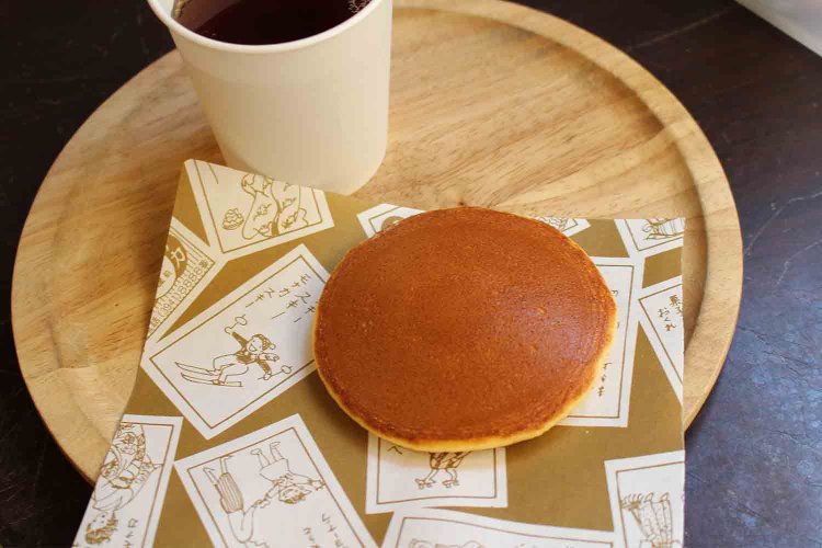 焼き立ての和風パンケーキ。香ばしい！