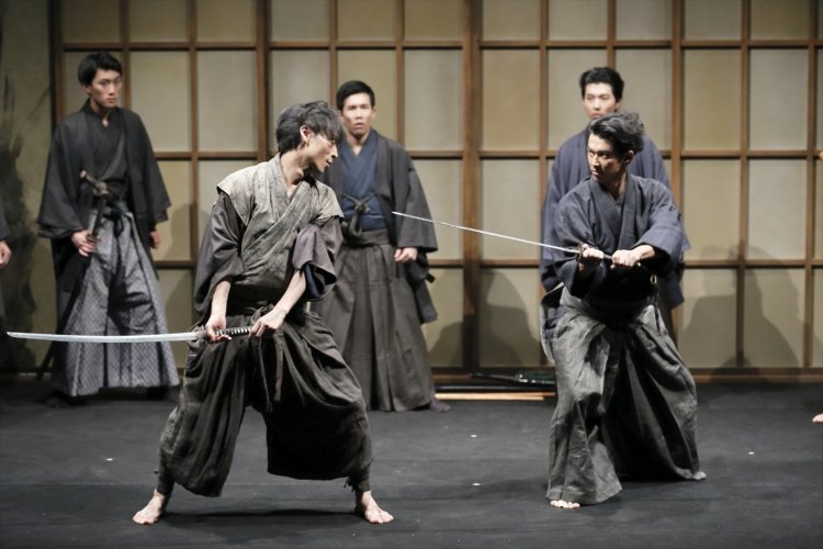 劇団め組の代表作 「岡田以蔵」（提供：与儀さん）