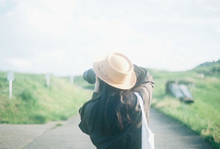 姨捨の棚田 / Contax Aria / Kodak portra 400