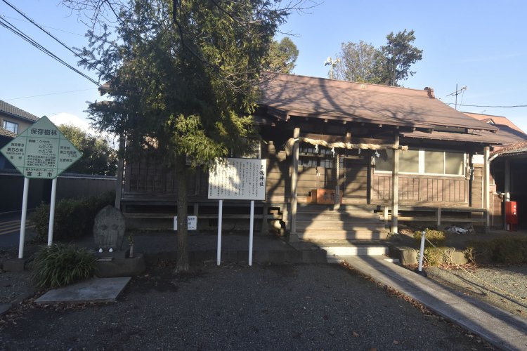 兄弟を想う虎御前の献身的な姿にうたれた村人が建てた玉渡神社。