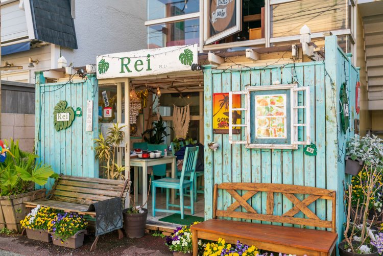 風情ある外観。