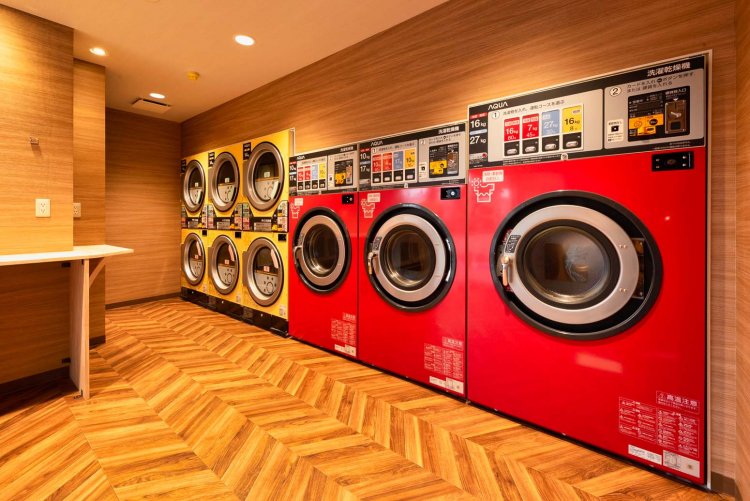 コインランドリーを設置しているのは地元客の利用が多いからだろう。