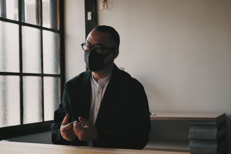 佐々木さん。物腰は低く、志は高く。