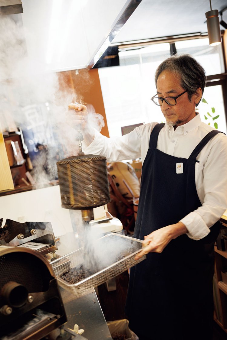 「お好みのコーヒー豆を探すお手伝いをします」
