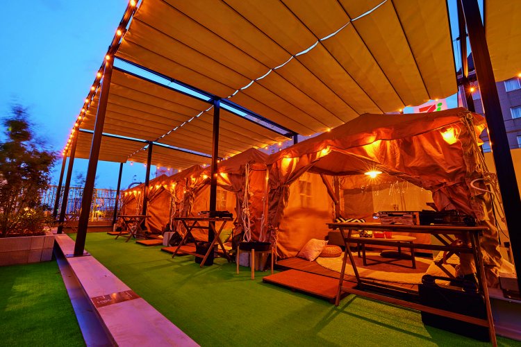 1ブースに8人まで、原則3時間利用できる。