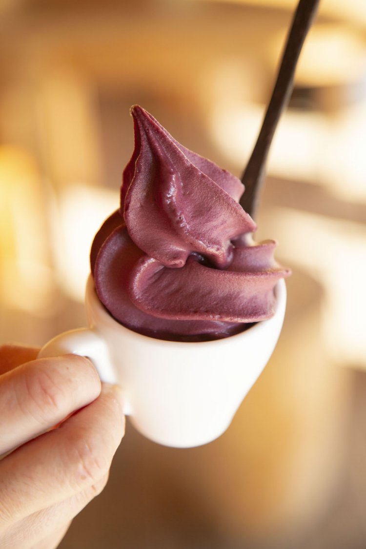 小公子を使ったジェラート400円も絶品。