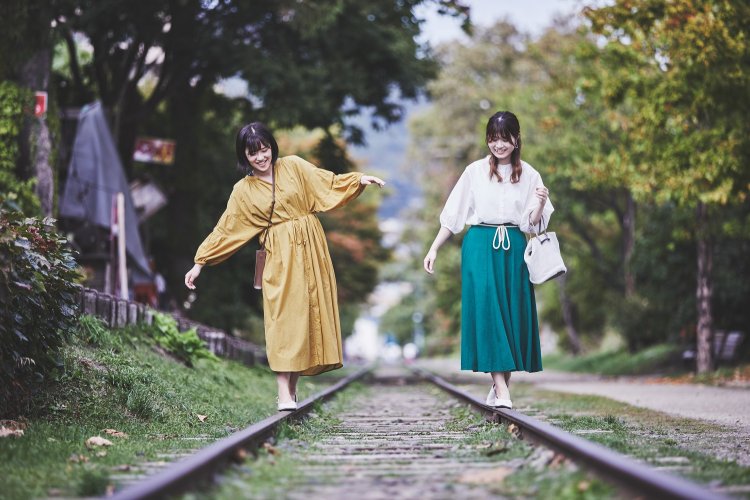 『OMO5小樽』から徒歩圏内にある旧手宮線跡。