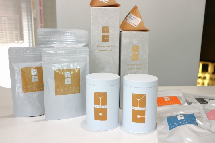 茶葉は茶筒やティーバッグ、ポーションパックなど多種多様なスタイルで販売。