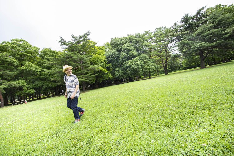 「芝生を歩くとゴルフ場だったとわかるなあ」