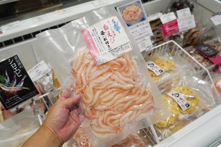 もちろん、大容量の白えびもドドンとお手頃価格。