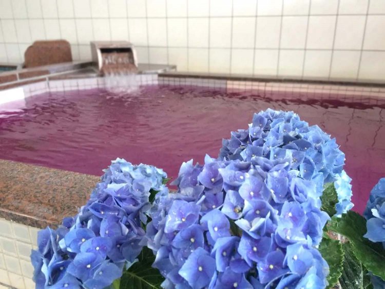 四季に合わせて薬湯や季節の花などをイメージした、替わりの湯。