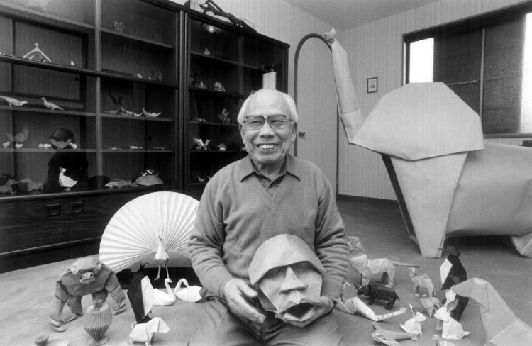 故・吉澤章さん。創作折り紙の第一人者だった。