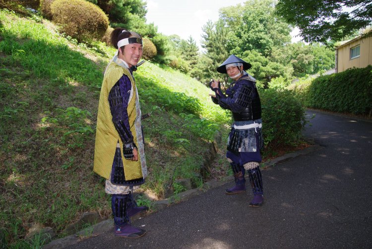 本丸土塁。現存してます。