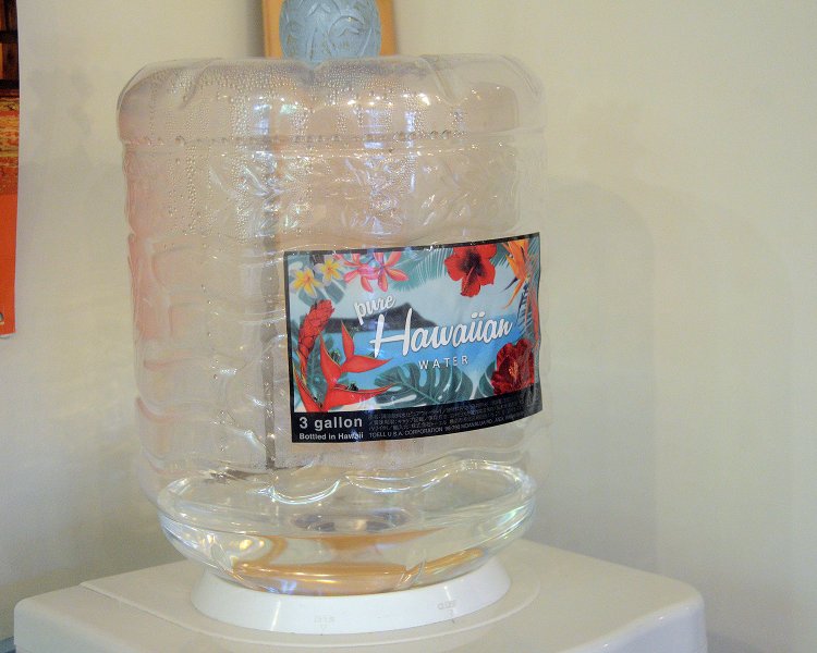 提供している飲み水や麺を作る際に使用するのはすべてハワイから取り寄せた水というのが個性的！