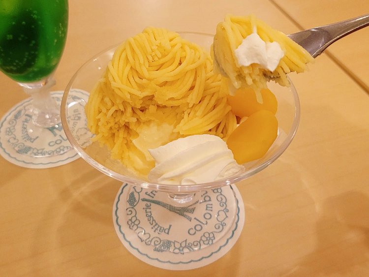 コロンバンのアイスモンブラン2