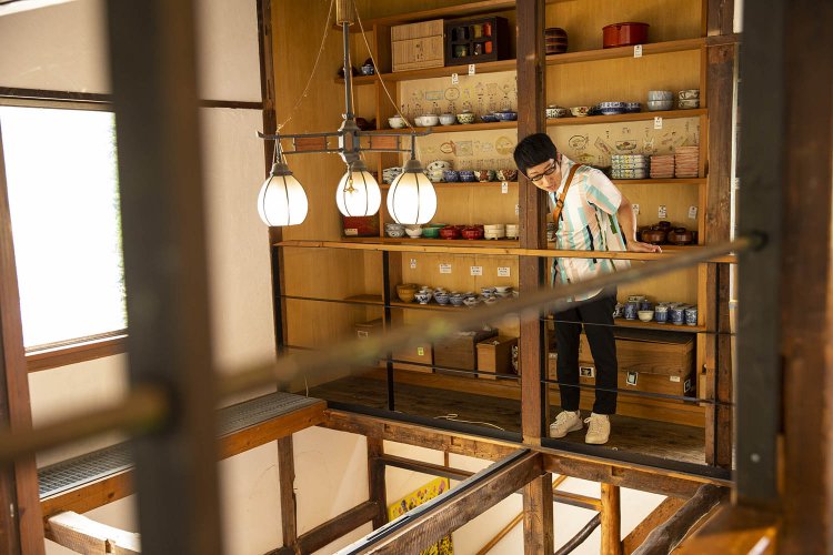 宮ノ下のNARAYACAFE店内