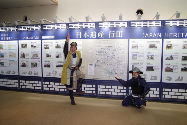 市内各所に点在する日本遺産。行田市は埼玉県内で唯一、日本遺産に登録されている街でございます！