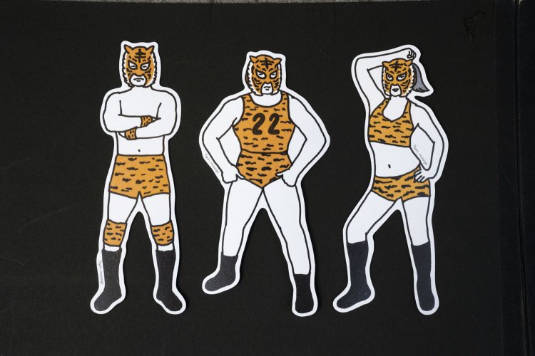 トラのカッティングカード各165円。