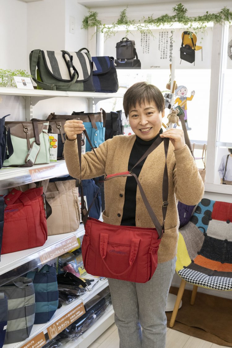 池さんは、バッグの可能性を確信して会社を設立した。