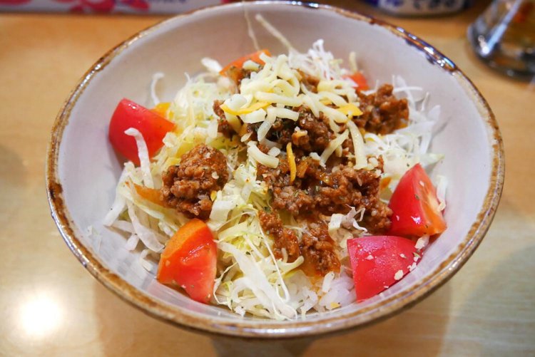 ミニタコライス