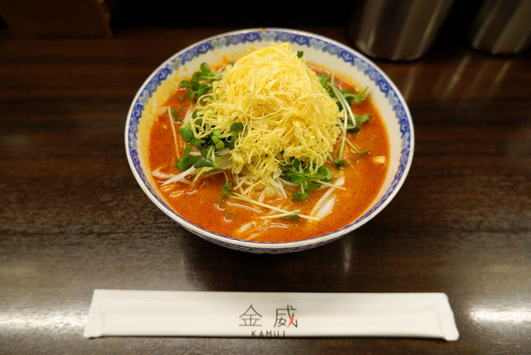 金威特製タンタンメン900円。