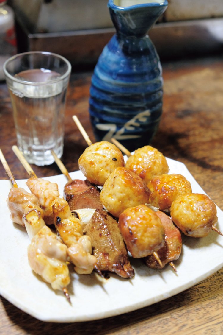 でっかい焼き鳥や焼きとんがグッド。