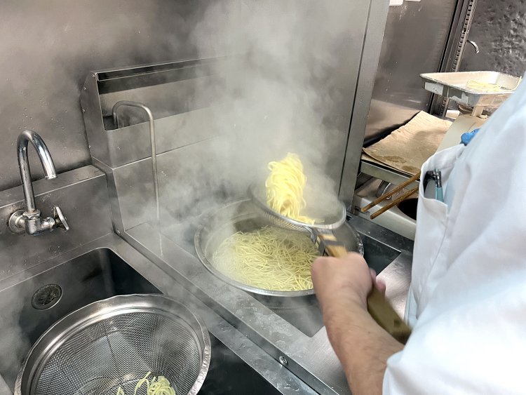 茹で時間は気候や湿度により変えている。