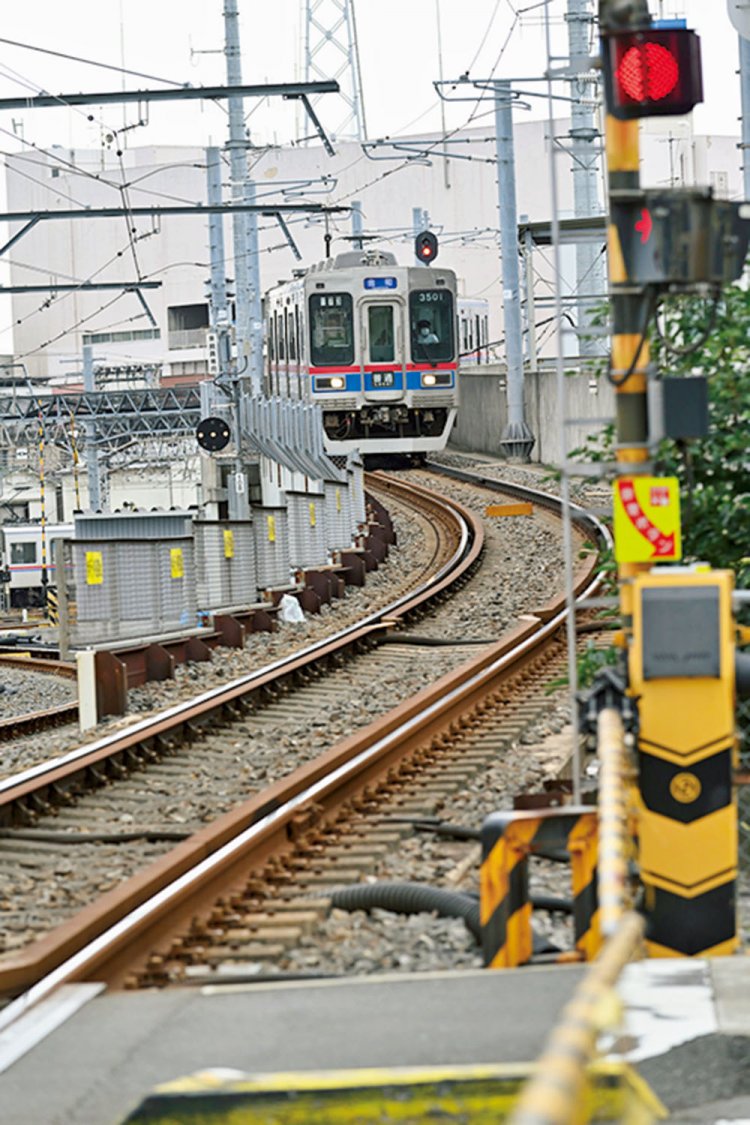 京成高砂第4踏切