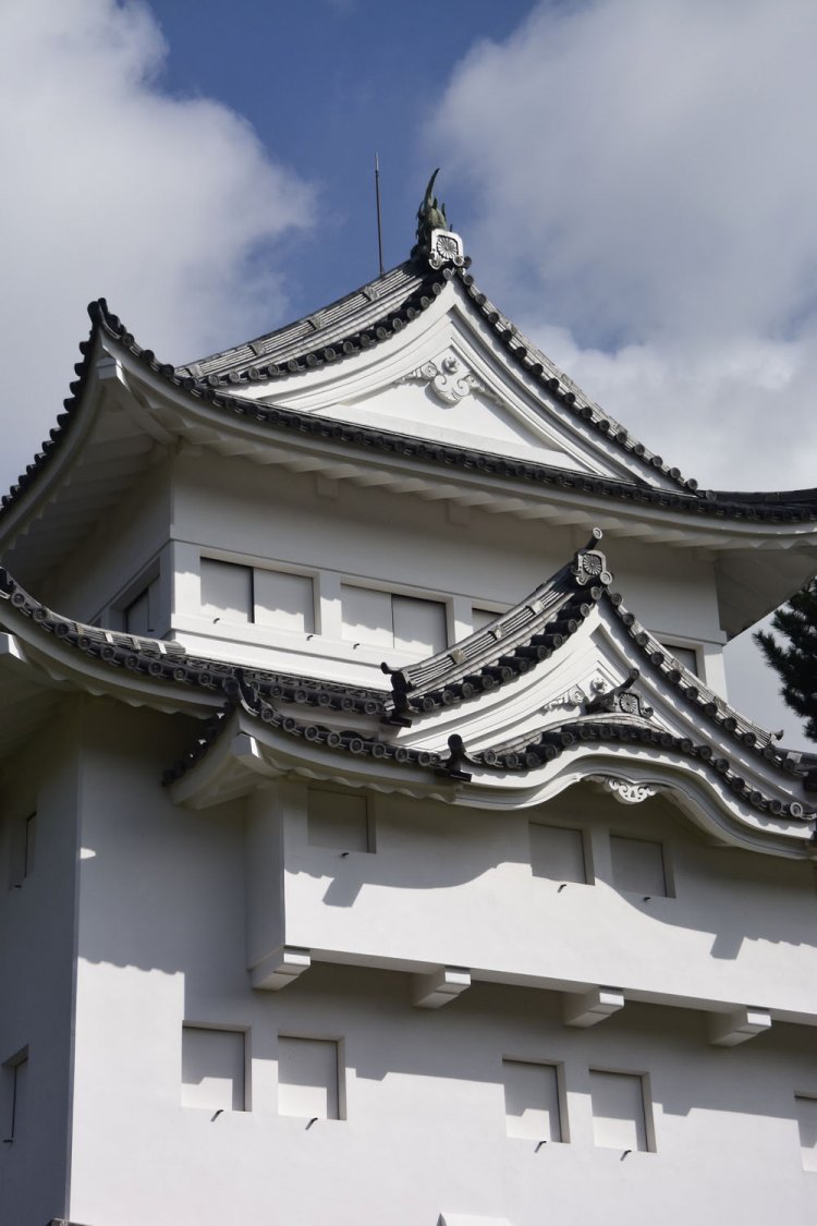 鬼瓦に見える菊の紋、わかるかのう。