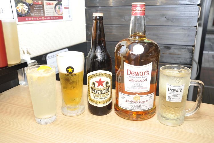 お酒のメニューが豊富で、あらゆる好みに対応できる。