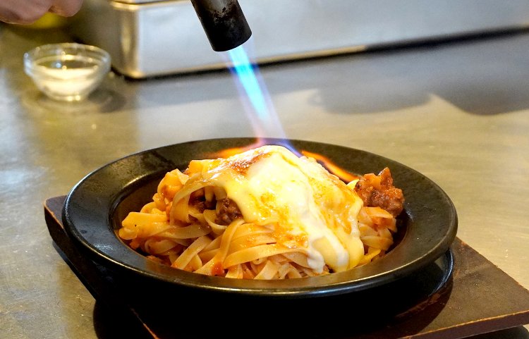 バーナーで炙る！