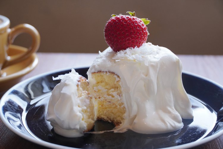 厚みたっぷりのクリーム。