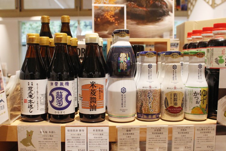 茨城県は醤油も名産！大豆、小麦がよく採れ、江戸時代から銘醸地だったようだ。