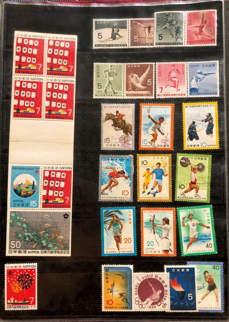 子どものころ国民体育大会を切手で知っていたから後に拙著『民宿雪国』が書けました。