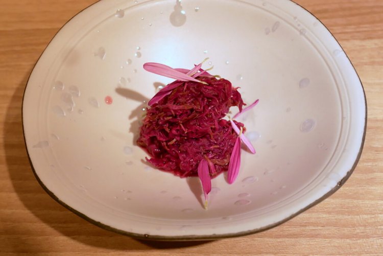 紫菊のおひたし。