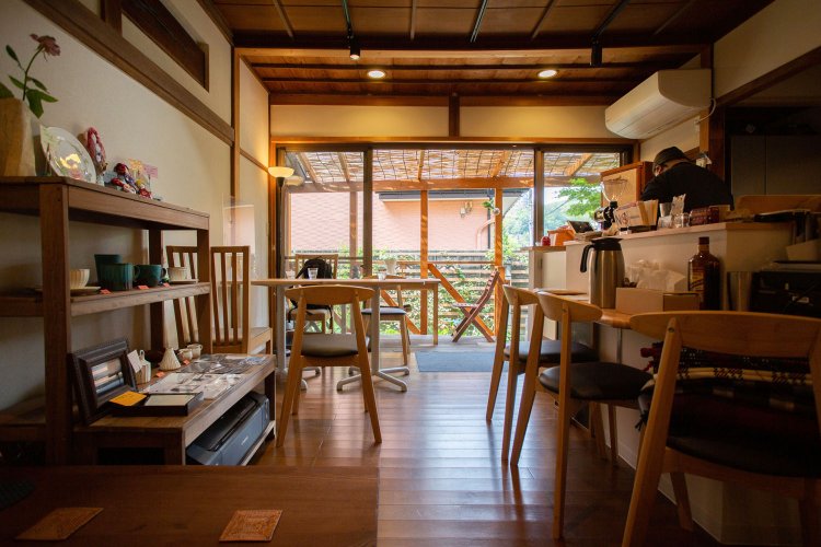 テラス席は愛犬も同伴可。