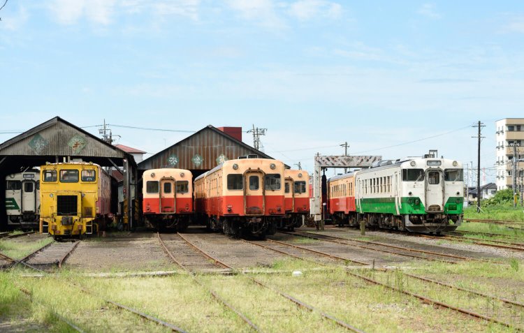 バラエティ豊かな車両たち。