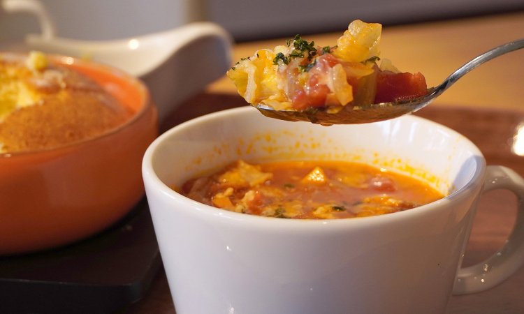 本当に具だくさんなので、野菜がたっぷり取れる。