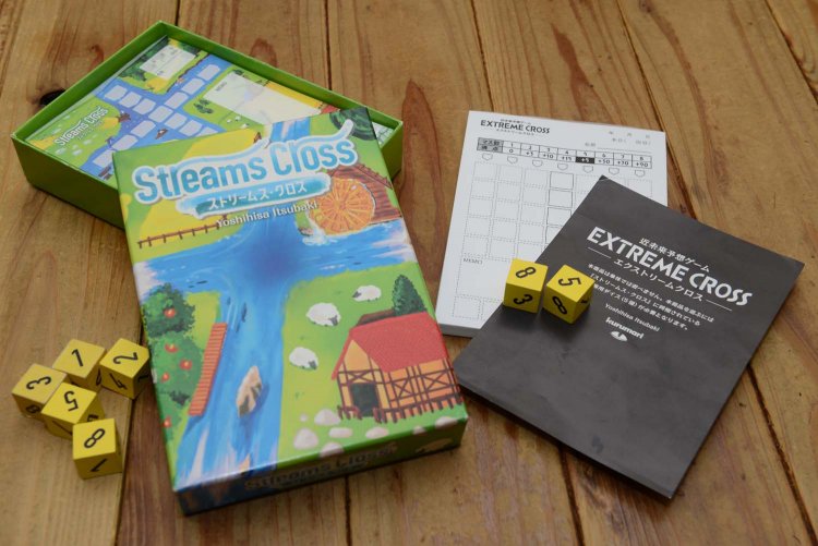 サイコロを使ってビンゴのように楽しむ『ストリームスクロス』はこの店がプロデュース。販売もしている。