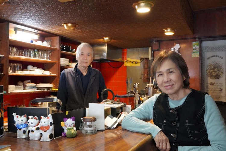 雨の日も風の日も、開店以来ずっとご自宅から約20分かけて自転車通勤されている。
