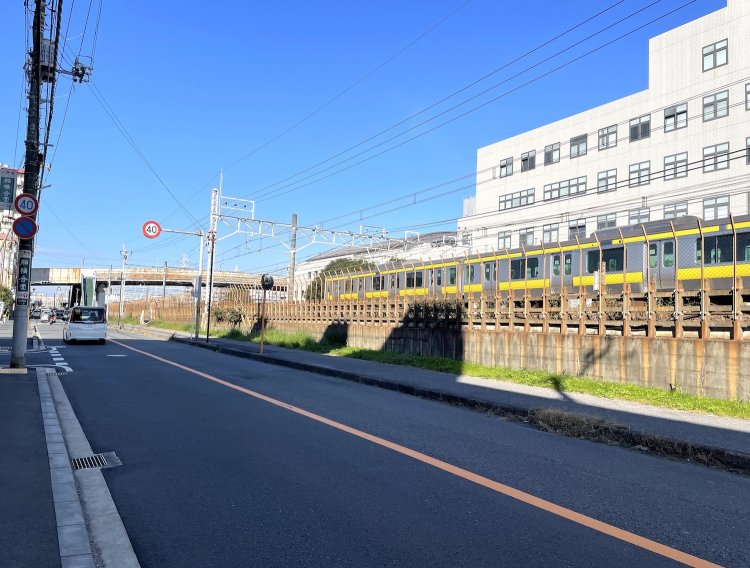 こんな道をひたすら歩く。