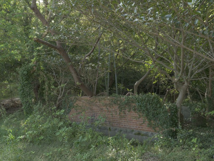 このレンガの遺構は川棚町のパンフレットと照らし合わせると工員宿舎か便所の跡だと思う。