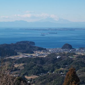 東京湾と三浦半島を望む眺望を求め、伊予ヶ岳から富山へ【東京発日帰り低山さんぽ】