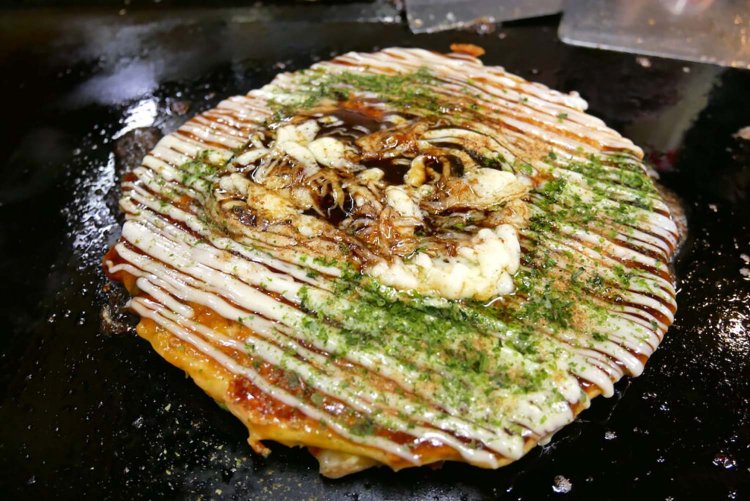 かに枝豆チーズ天完成！