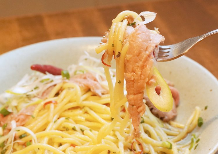 ローストビーフといっしょにまきまき。