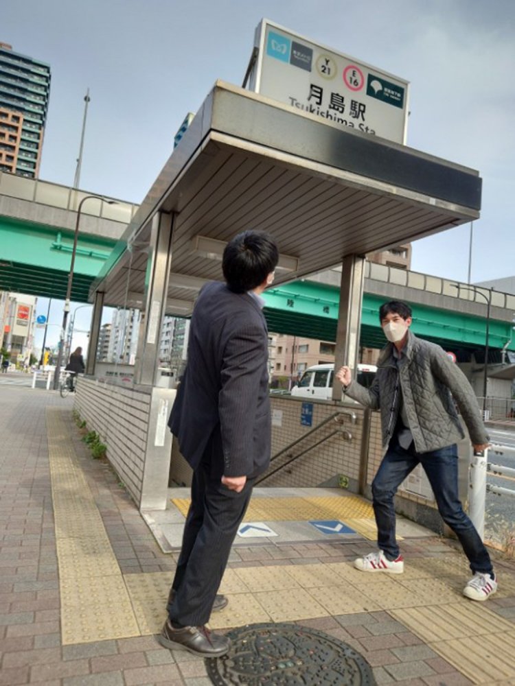 （撮り忘れていた）1回目の反省を生かし、スタート感のある写真を撮影。