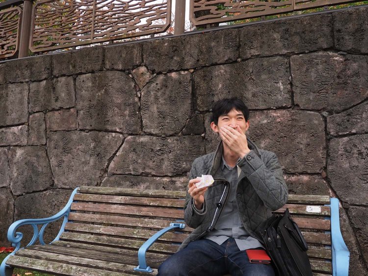 「おいしい！」、自然と笑みがこぼれる。