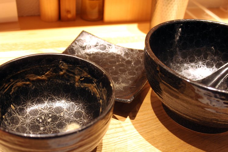 きれいに完食。“特製の〆”までが1セット。