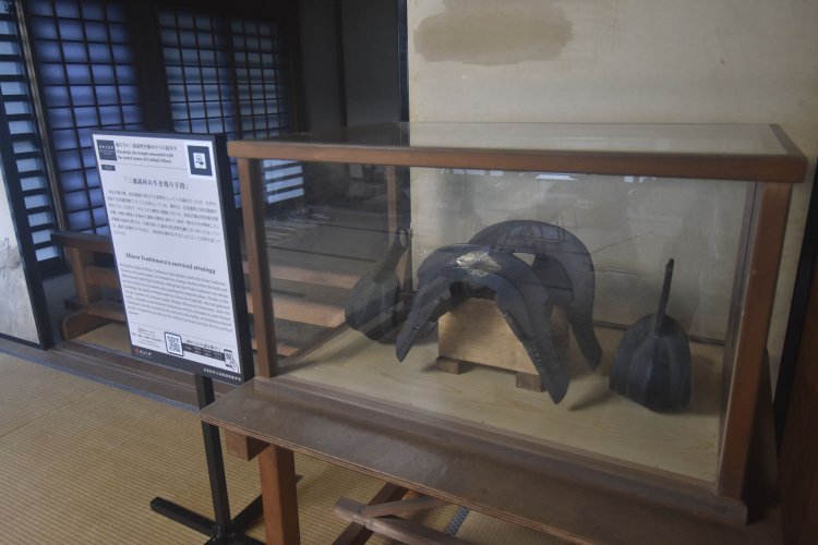 三浦義村愛用の鞍と鐙。かつては脇差もあったが今は失われてしまった。